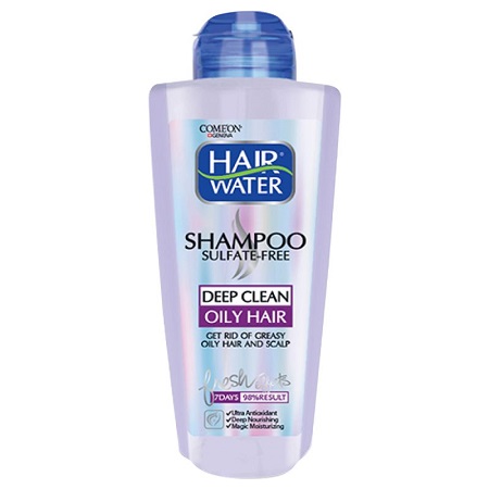 شامپو کامان مدل Hair Water مناسب موهای چرب